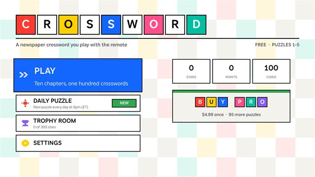 Crossword screenshot 2