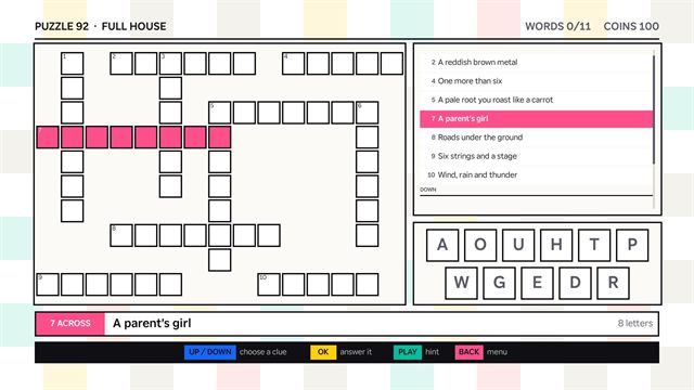Crossword screenshot 5