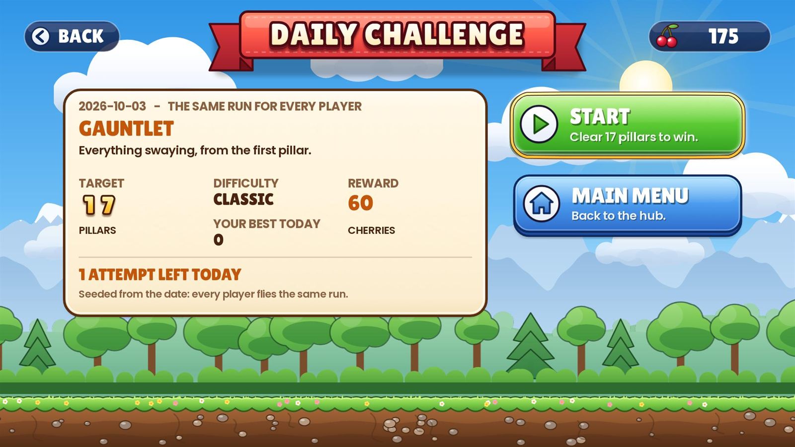 Flappy Fox screenshot 5 on Roku TV